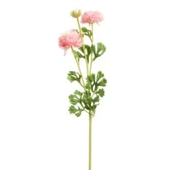 World Market Pink Faux Ranunculus Spray