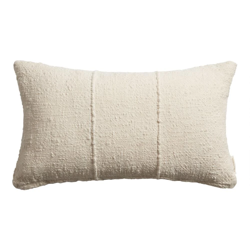 World Market Mud Cloth Indoor Outdoor Lumbar Pillow - Image 5