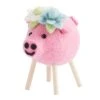 World Market Wool Spring Pig Decor