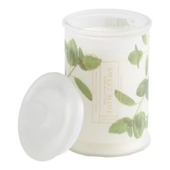 World Market Tall Spring Botanicals Sweet Mint Scented Candle