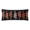 World Market Justina Blakeney Snake Black Lumbar Pillow