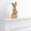 World Market Natural Fiber Bunny In Apron Decor