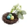 World Market Speckled Easter Egg and Natural Fiber Nest