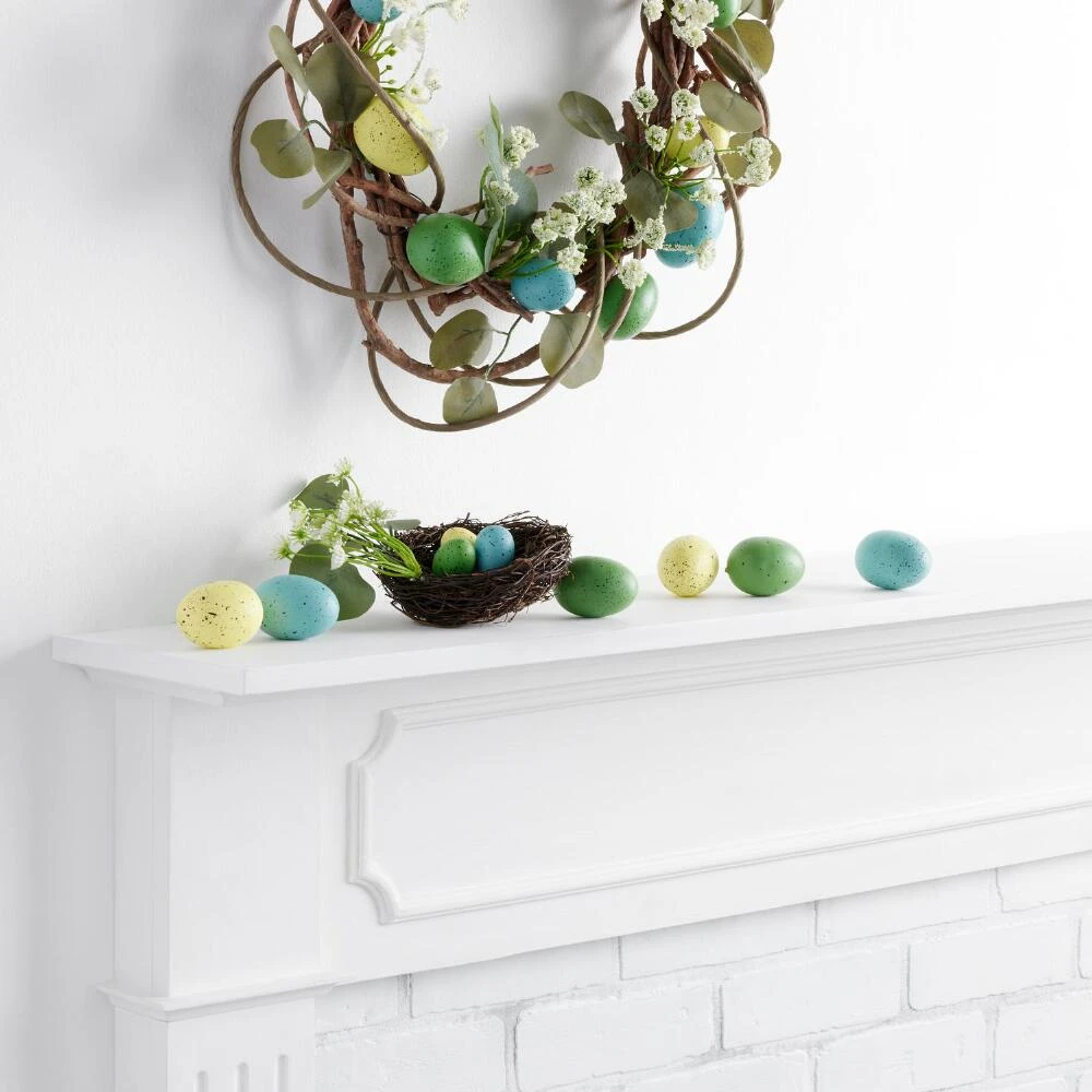 World Market Speckled Easter Egg and Natural Fiber Nest - Image 2