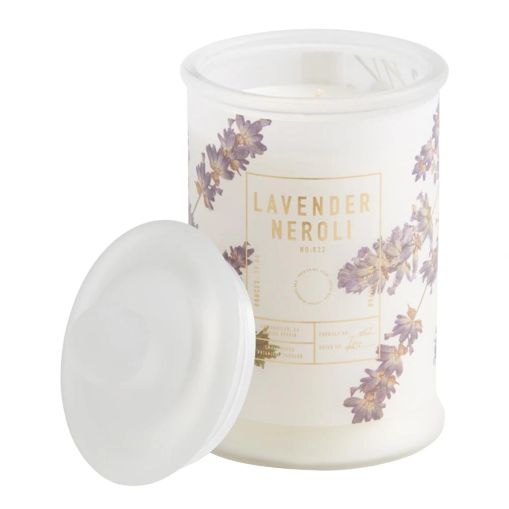 World Market Tall Spring Botanicals Lavender and Neroli Scented Candle