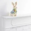 World Market Natural Fiber Bunny With Flower Decor