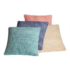 World Market Variegated Woven Indoor Outdoor Throw Pillow
