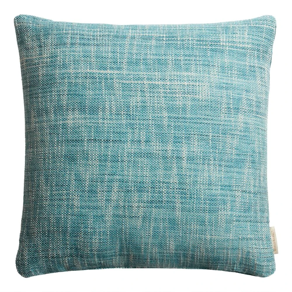 World Market Variegated Woven Indoor Outdoor Throw Pillow - Image 7