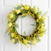 World Market Faux Tulip And Forsythia Wreath