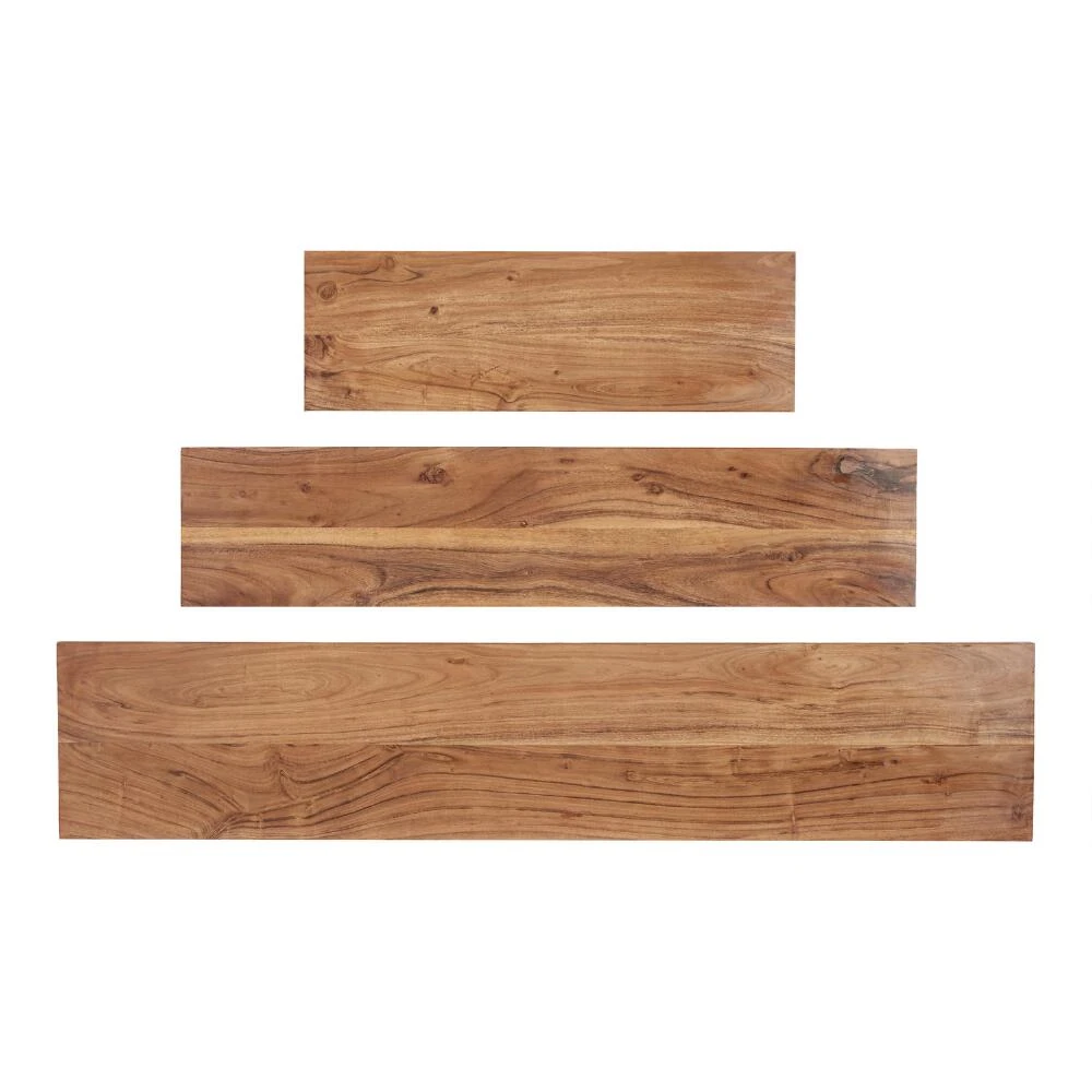 World Market Acacia Wood Mix & Match Wall Shelf