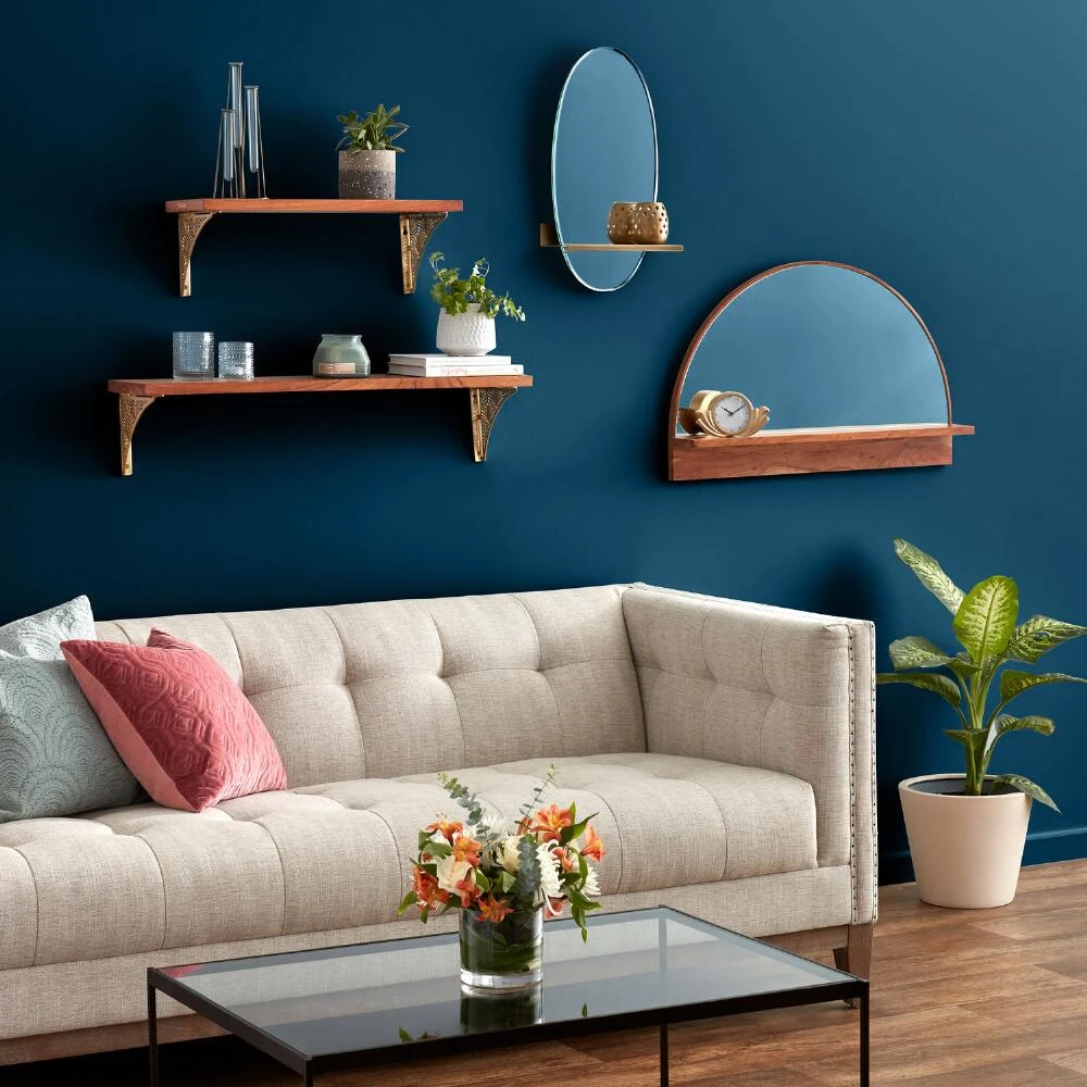 World Market Acacia Wood Mix & Match Wall Shelf - Image 2