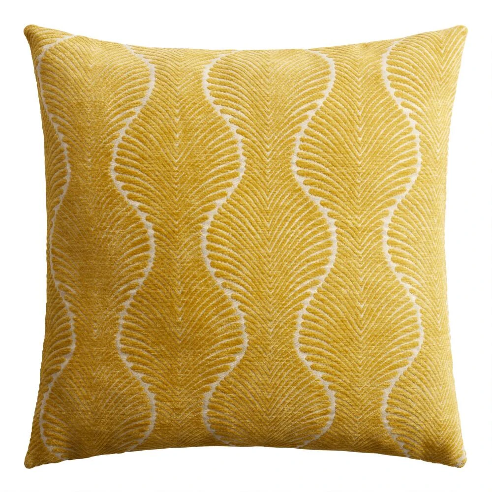 World Market Ogee Jacquard Throw Pillow - Image 6