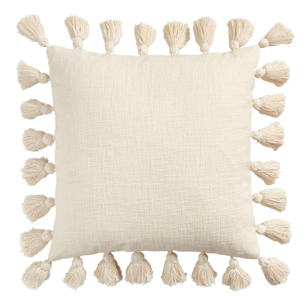 World Market Four Sided Tassel Throw Pillow - Image 3
