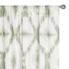World Market Cotton Voile Sleeve Top Curtains Set Of 2