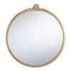 World Market Round Metal Vintage Style Wall Mirror