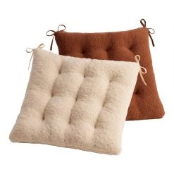 World Market Boucle Chair Cushion