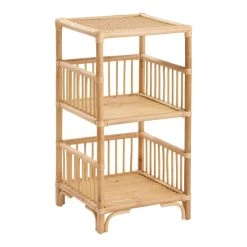 World Market Shelton Natural Rattan Storage Shelf