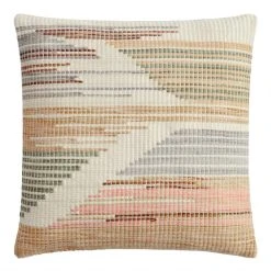 World Market Ivory Multicolor Woven Indoor Outdoor Throw Pillow