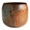 World Market Copper Vintage Patina Metal Planter