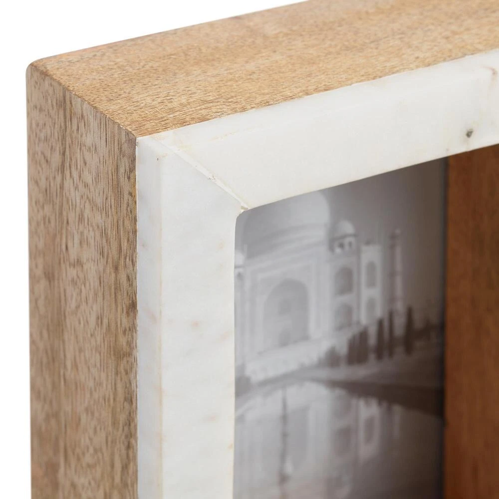 World Market White Marble Standing Frame - Image 3