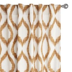 World Market Parker Ikat Sleeve Top Curtains Set Of 2