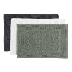 World Market Woven Diamond Bath Mat