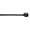 World Market Matte Black Ball Finial Curtain Rod