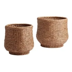 World Market Annika Water Hyacinth Pedestal Basket