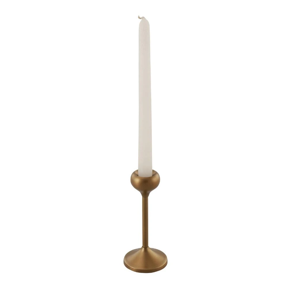 World Market Talia Gold Taper Candle Holder - Image 2