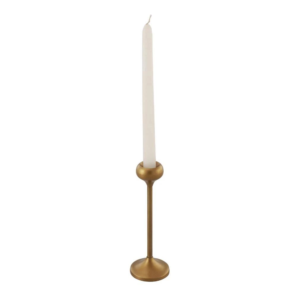 World Market Talia Gold Taper Candle Holder - Image 3